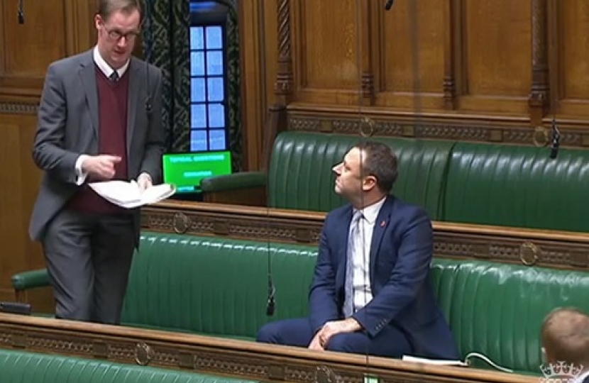 Tom Randall MP asks the Minister for School Standards to meet Gedling constituents Amy and Ella Meek, who launched the charity Kids Against Plastic, to see what more can be done to rid schools of single-use plastics.