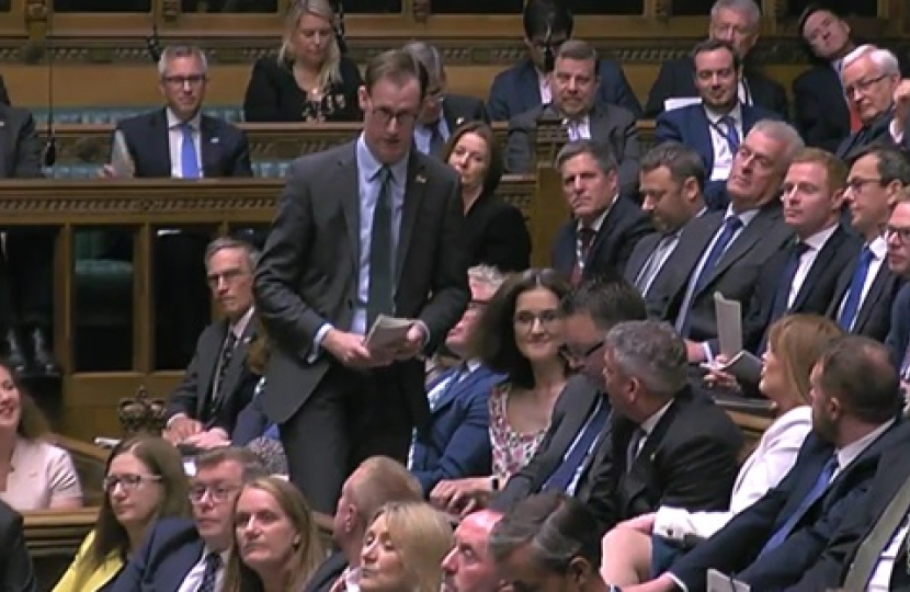 Tom Randall MP - PMQs