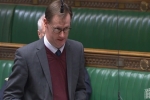 Tom Randall MP during the Treasury Questions on Tuesday, 1st February 2022. 