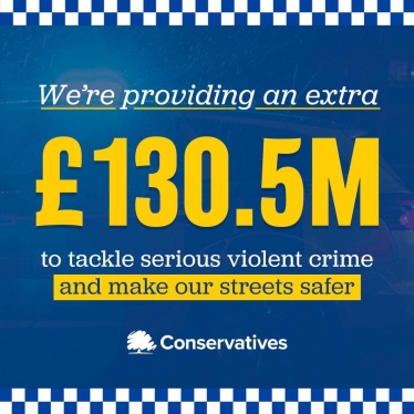 £130.5m to tackle serious violence crime 