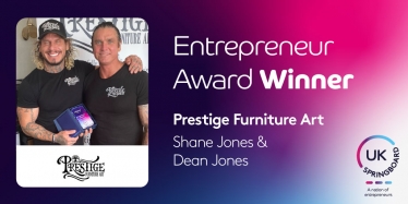 Prestige Furniture Art are Entrepreneur Award winners