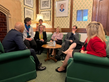 Tom Randall MP joins other Members of Parliament to meet Health Secretary Sajid Javid about the cost of HRT