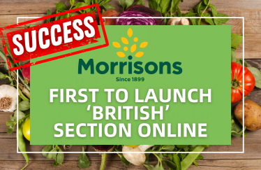 Morrisons launch 'British' section online